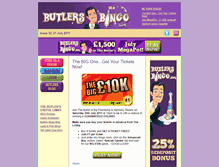 Tablet Screenshot of newsletter.butlersbingo.com